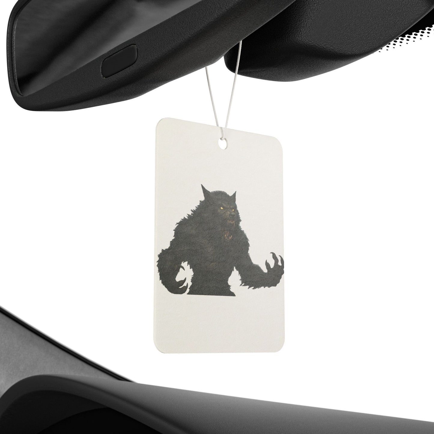 Horror-Themed Car Air Freshener, Unique Werewolf Design, Fragrance Accessory for Halloween, Spooky Home Décor, Gift for Monster Lovers - TRV