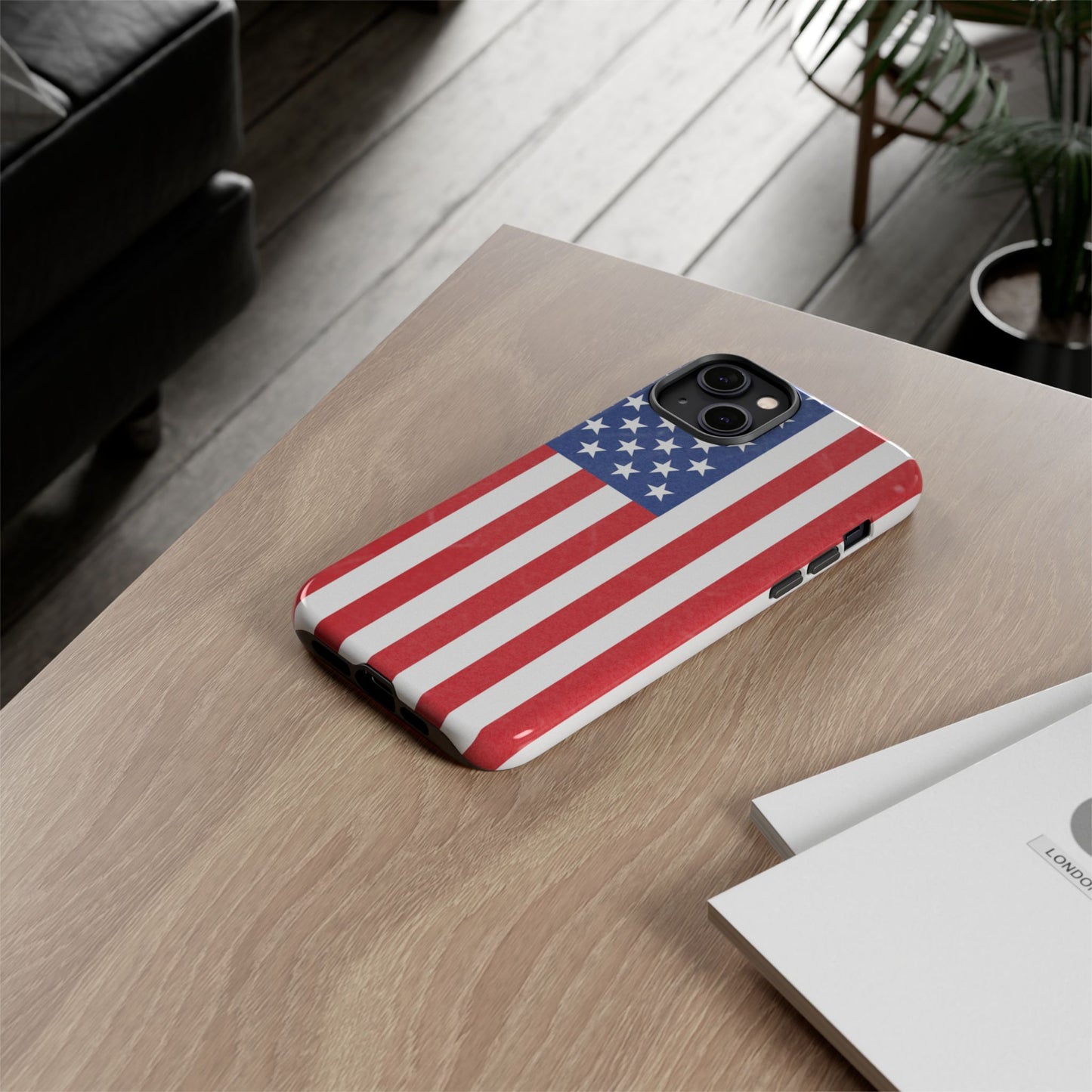 American Flag Phone Case - Patriotic Cell Cover, Tough Cases, USA Pride, Independence Day Gift, Veteran's Day, Phone Protection - TRV