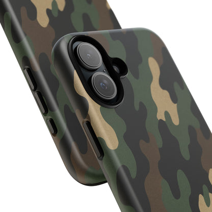 Camouflage Phone Case, Tough Cases, Military Style, Unique Phone Accessories, Gift for Him, Durable Phone Cover - TRV