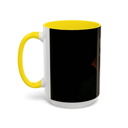 Gothic Dracula Vampire Accent Coffee Mug | Spooky Halloween Gift, Unique Home Decor, Collector's Mug, Coffee Lover's Gift - TRV