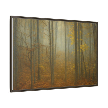 Framed Matte Canvas Art | Serenity in the Forest | Nature Wall Decor, Home Gallery, Cozy Living Room, Gift for Nature Lovers - TRV