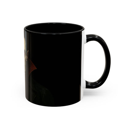 Gothic Dracula Vampire Accent Coffee Mug | Spooky Halloween Gift, Unique Home Decor, Collector's Mug, Coffee Lover's Gift - TRV