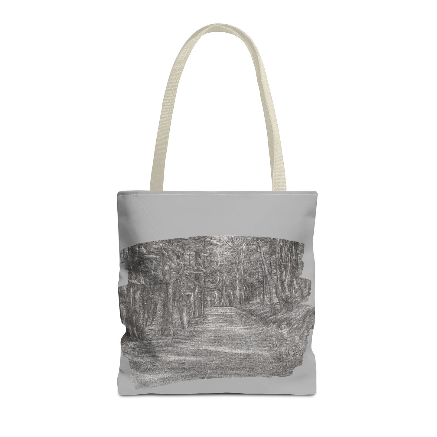Scenic Path Tote Bag, Reversible Tote, Eco-Friendly Shopper, Outdoor Adventure Bag, Gift for Nature Lovers, Stylish Carryall - TRV