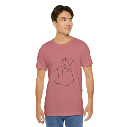 Minimalist Hand Sign Unisex Tee | Casual Everyday Wear | Perfect for Gift Givers