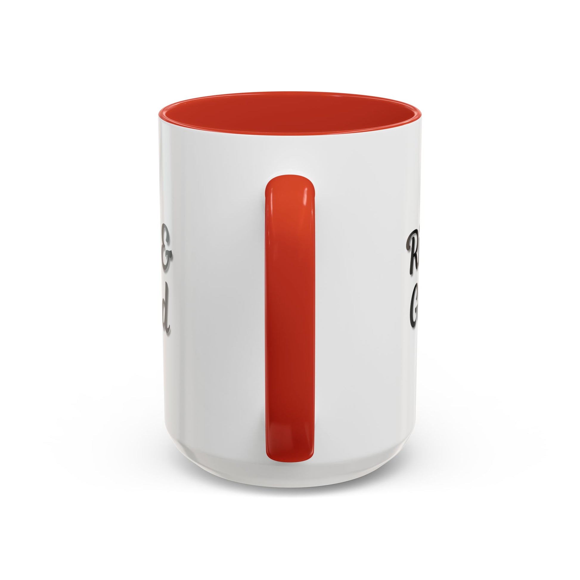 Rise & Grind Coffee Mug – Motivational Black Accent Mug for Daily Inspiration - TRV