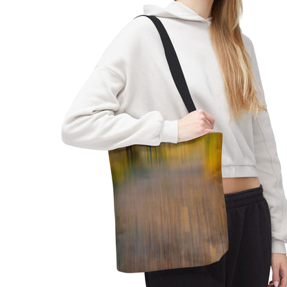 Abstract Art Tote Bag - Stylish and Eco-Friendly Diagonal Stripes for Everyday Use - TRV