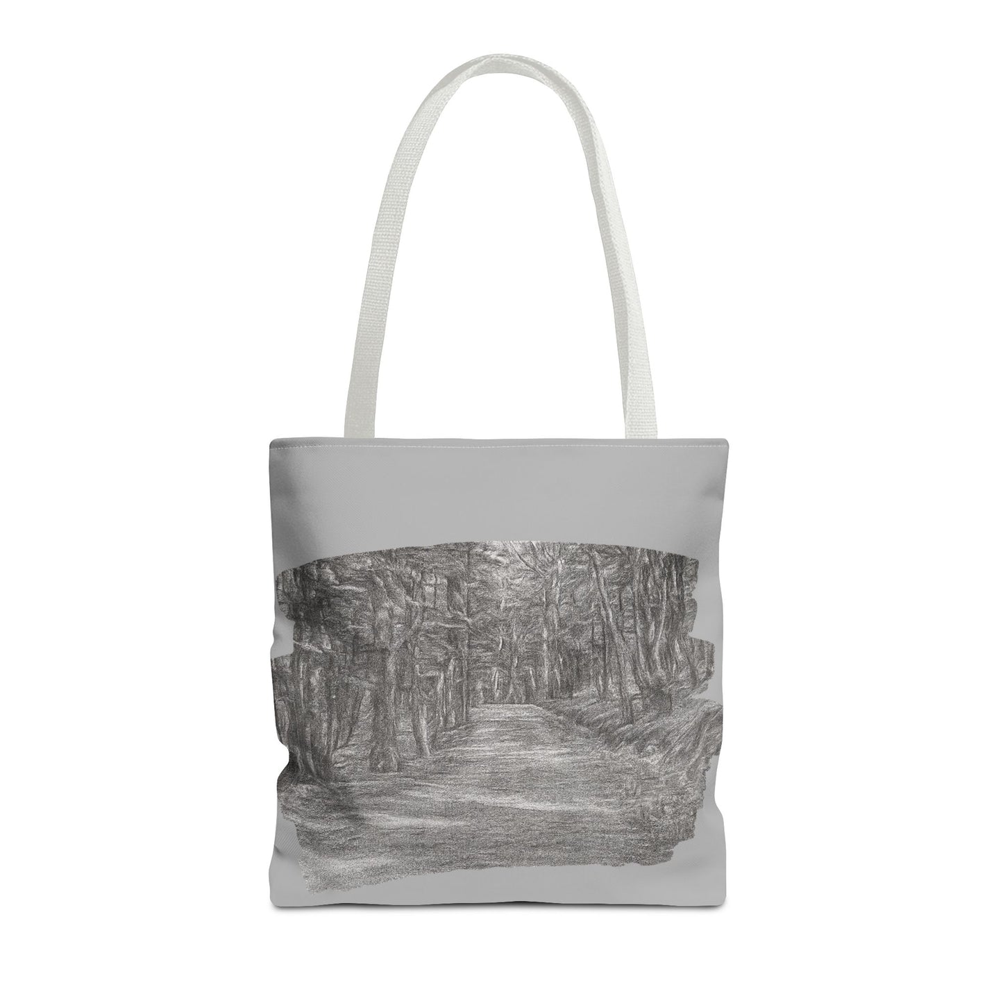 Scenic Path Tote Bag, Reversible Tote, Eco-Friendly Shopper, Outdoor Adventure Bag, Gift for Nature Lovers, Stylish Carryall - TRV