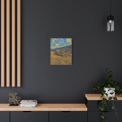 Artistic Van Gogh Style Canvas Wall Art, Nature Inspired Decor, Home Aesthetic, Gift for Art Lovers, Gallery Wall Piece, Living Room Decor, [...] - TRV