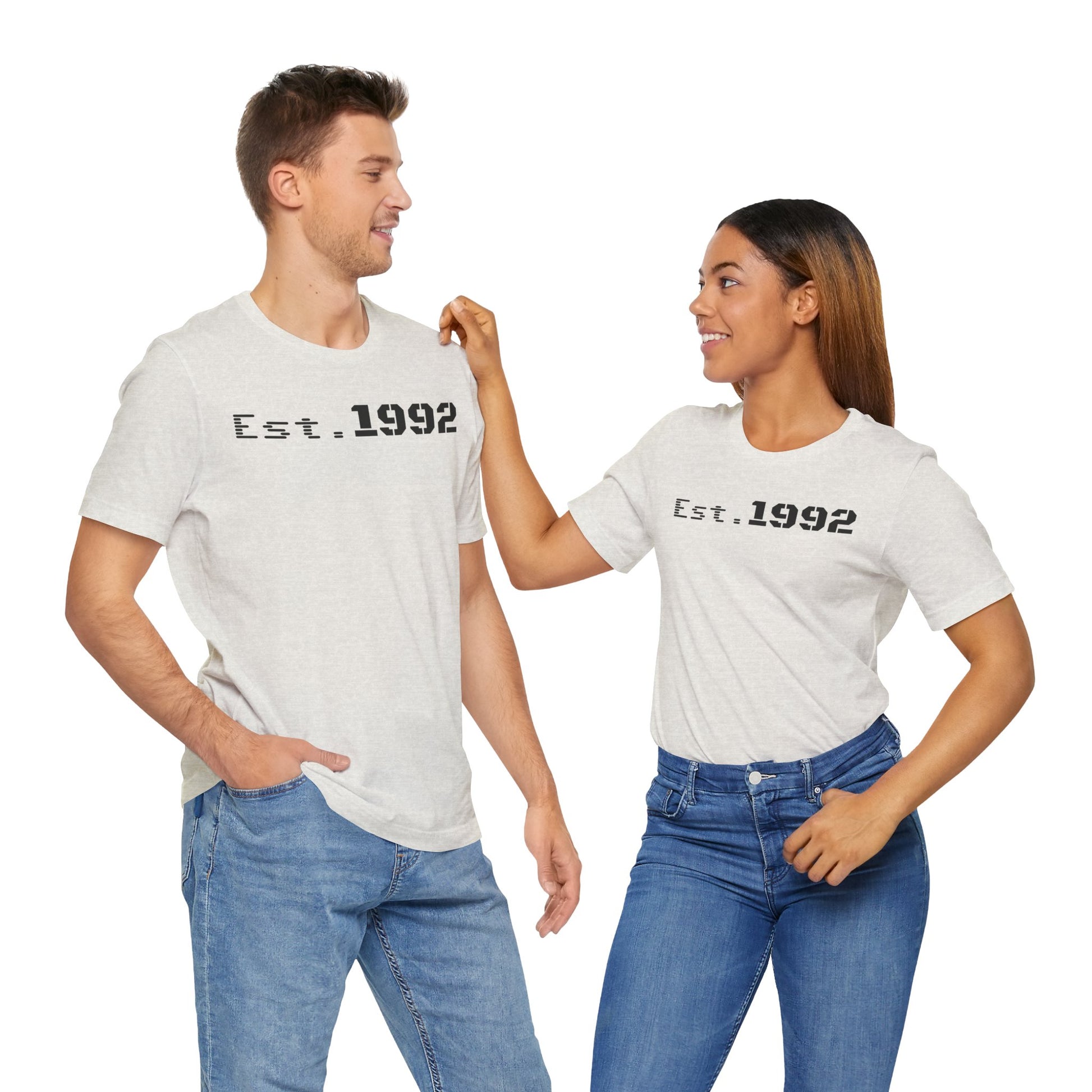 Est. 1992 Unisex Jersey Tee - Retro Birthday Gift, Casual Wear, Cool Vintage T-Shirt, Gift for Him, Gift for Her - TRV