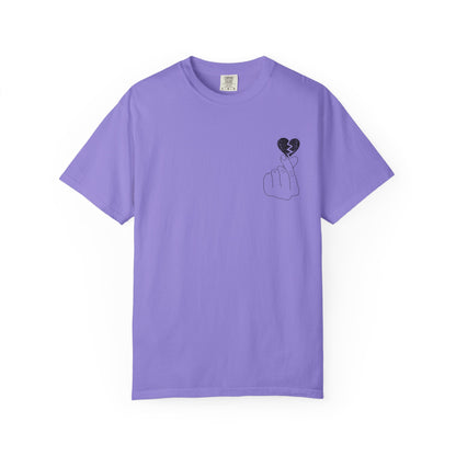 Heartbreak Unisex Garment-Dyed T-Shirt - Trendy Casual Tee for Self-Expression