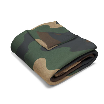 Camouflage Arctic Fleece Blanket for Cozy Comfort, Tactical Gift, Camping Blanket, Home Decor, Outdoor Adventures