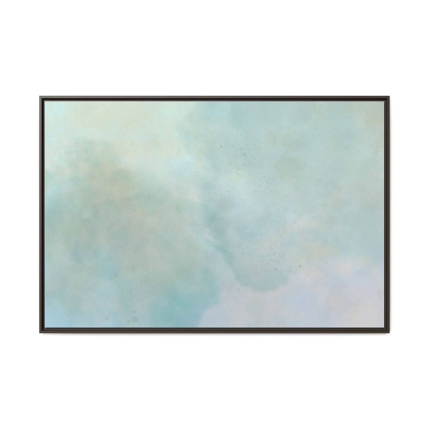 Soft Abstract Pastel Watercolor Matte Canvas