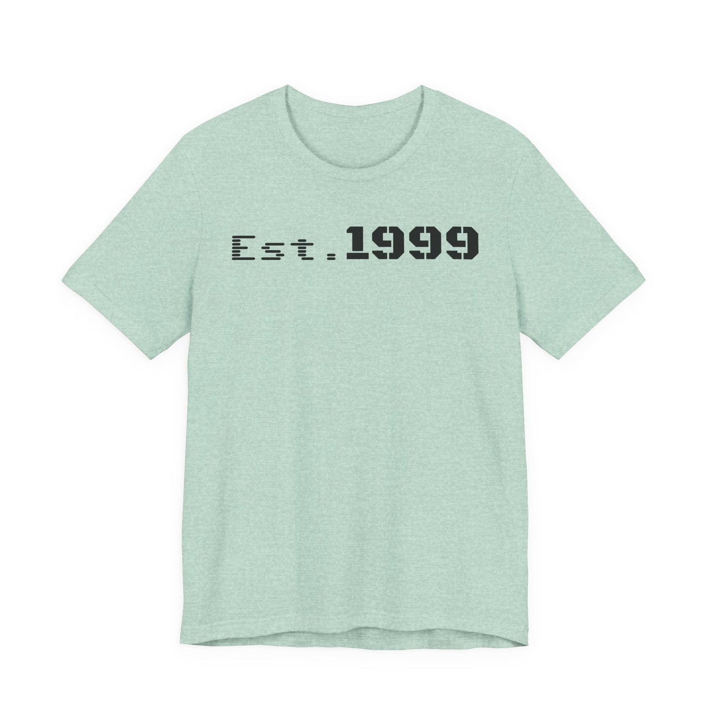 Established 1999 Unisex Tee | Vintage Birth Year Shirt, Casual Birthday Gift, Personalized Family Reunion Apparel, Retro Style [...] - TRV