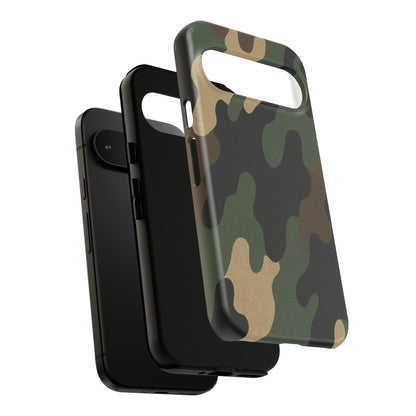 Camouflage Phone Case, Tough Phone Cover, Military Style Accessory, Protective Case for Men, Gifts for Soldiers - TRV