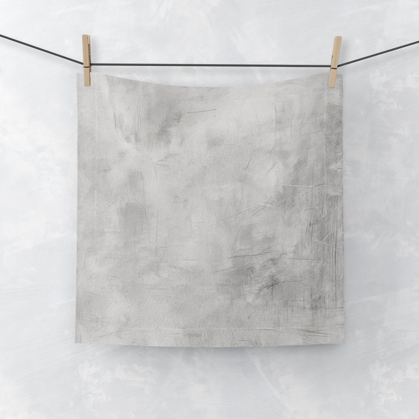 Stylish Face Towel, Spa Essential, Bathroom Accessory, Gift for Home, Luxury Towel, Grey Towel, Eco-Friendly Gift - TRV