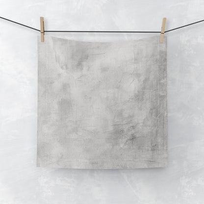 Stylish Face Towel, Spa Essential, Bathroom Accessory, Gift for Home, Luxury Towel, Grey Towel, Eco-Friendly Gift - TRV