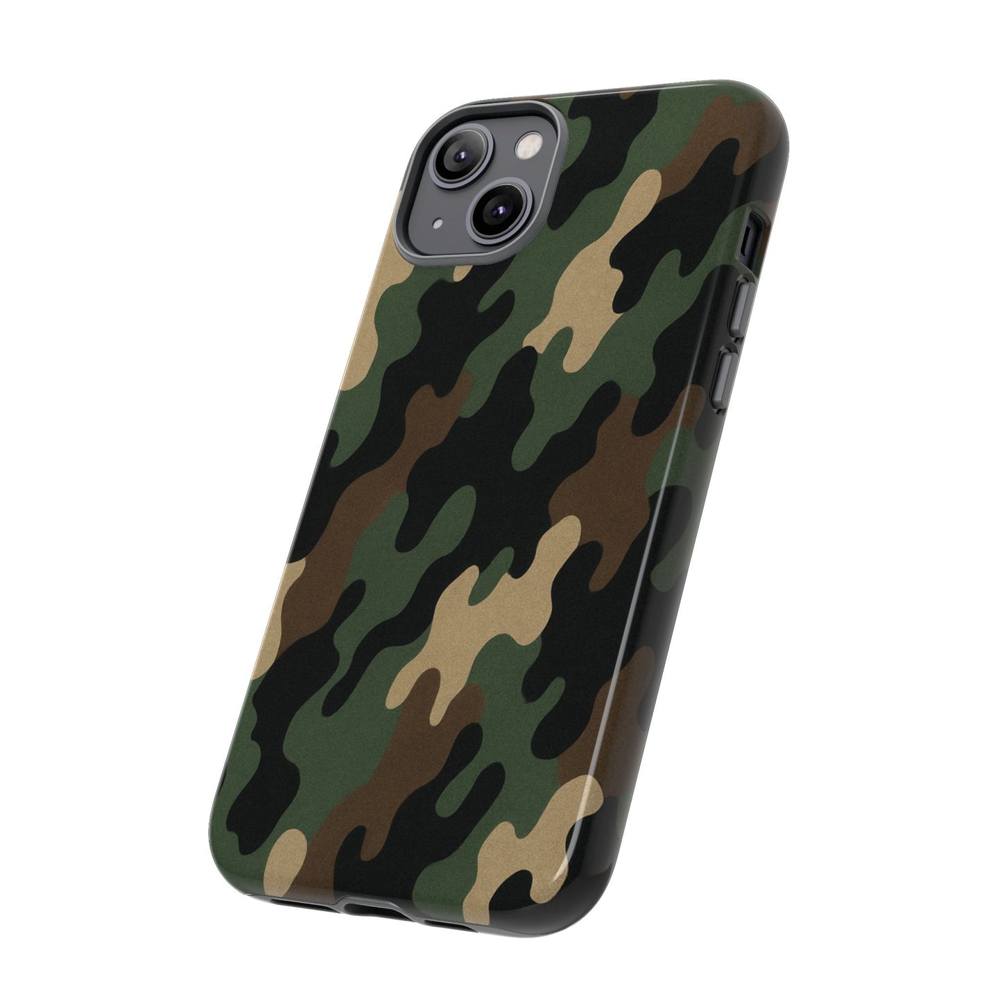 Camouflage Phone Case, Tough Cases, Military Style, Unique Phone Accessories, Gift for Him, Durable Phone Cover - TRV