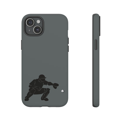 Baseball Catcher Phone Case, Sports Phone Accessory, Tough Cases, Gift for Athletes, Sports Fan Merchandise, Unique Design - TRV