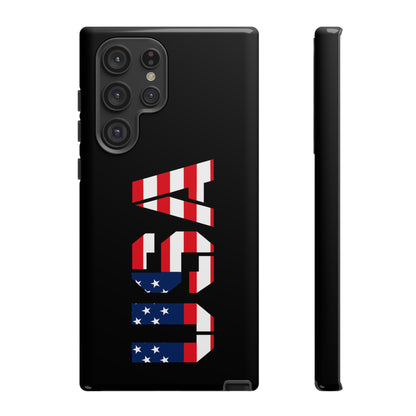 USA Flag Phone Case, Tough Phone Cover, Patriotic Gift, Independence Day Accessory, American Pride Mobile Case - TRV