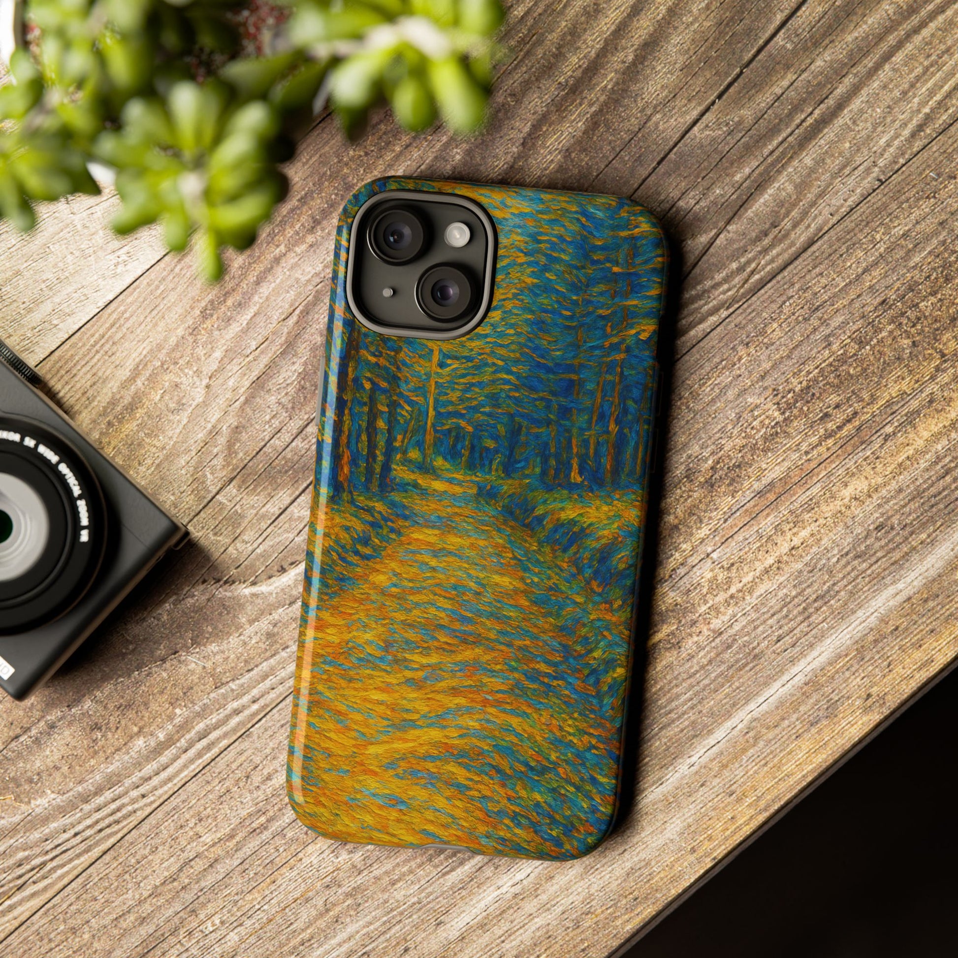 Artistic Phone Case for Nature Lovers, Tough Cases, Vibrant Design, Gift for Friends, Phone Accessories, Unique Artwork - TRV