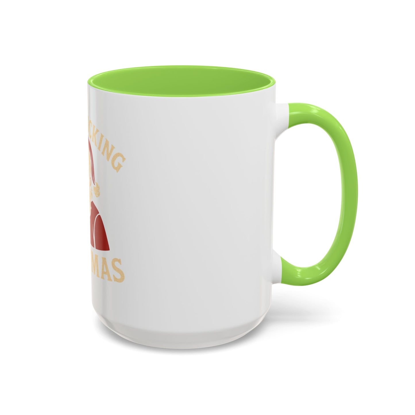 Irreverent Merry Christmas Mug — Funny Santa Middle Finger Coffee Cup (11oz & 15oz)