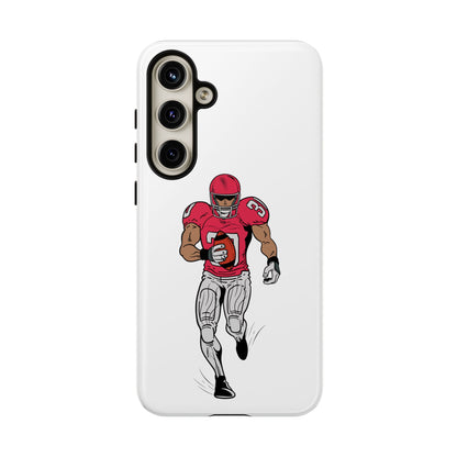 Football Player Tough Case, Sports Phone Cover, Athlete Gift, Tough Phone Case, Fall Sports, Football Lover's Accessory - TRV