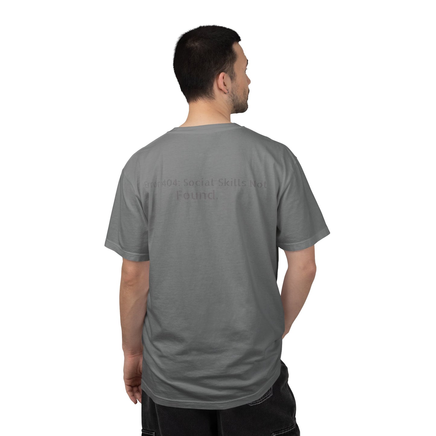 Error 404 Social Skills Not Found T-Shirt | Funny Tech Humor Tee