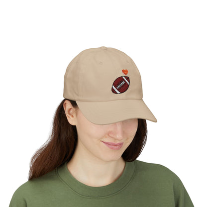Cute Football Dad Cap, Father's Day Gift, Casual Style Hat, Sports Lover Accessory, Gift for Dad, Outdoor Activities - TRV
