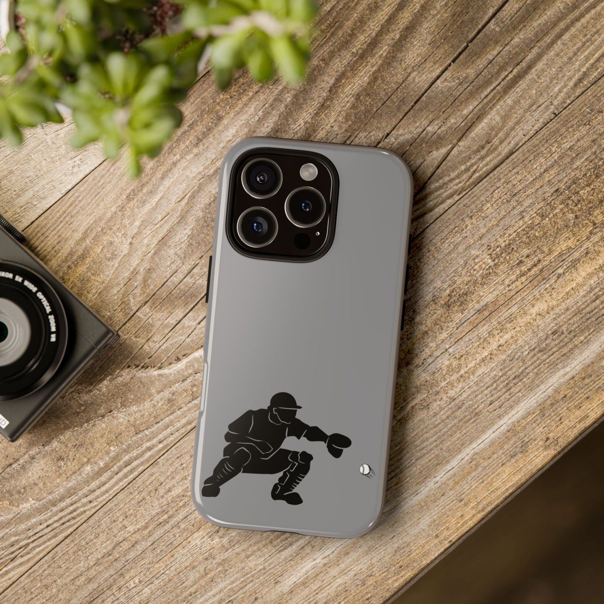 Baseball Catcher Phone Case - Tough Cases, Sports Phone Cover, Great for Athletes, Perfect Gift for Baseball Lovers, Unique Cell Phone Design - TRV