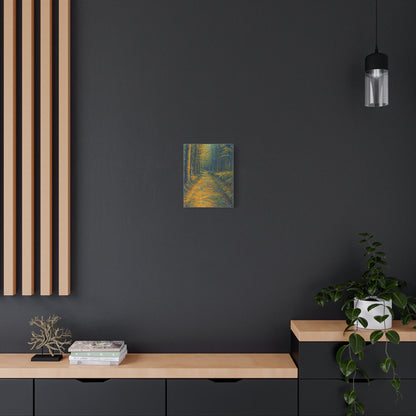 Van Gogh Style Forest Canvas Art | Nature Wall Decor, Home Office Accent, Gift for Nature Lovers, Gallery Wrapped, Living Room Wall Art - TRV