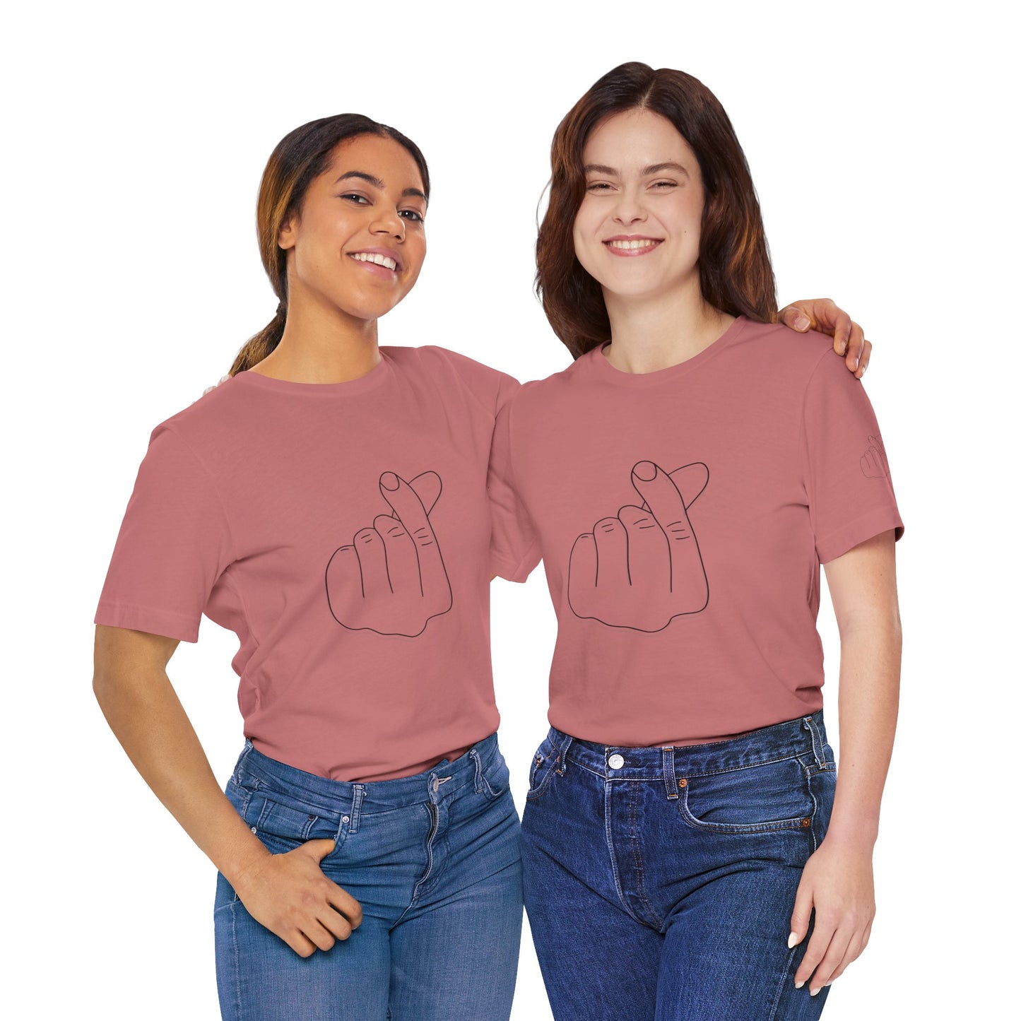 Minimalist Hand Sign Unisex Tee | Casual Everyday Wear | Perfect for Gift Givers