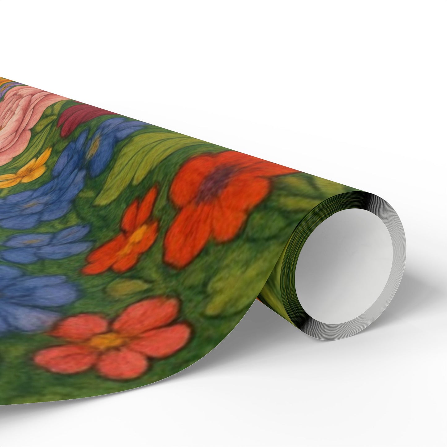 Floral Bouquet Wrapping Paper Roll — Vintage Garden Pattern