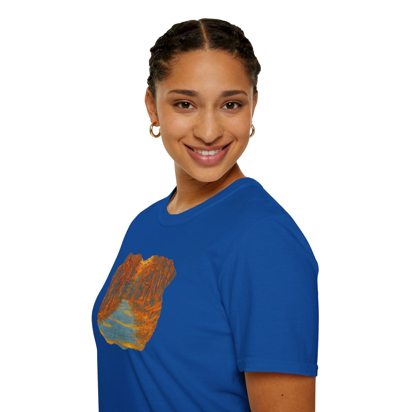 Autumn Pathway Unisex Softstyle T-Shirt, Cozy Fall Shirt, Nature Lover Tee, Scenic Route Top, Gift for Hikers, Casual Wear, Outdoor [...]
