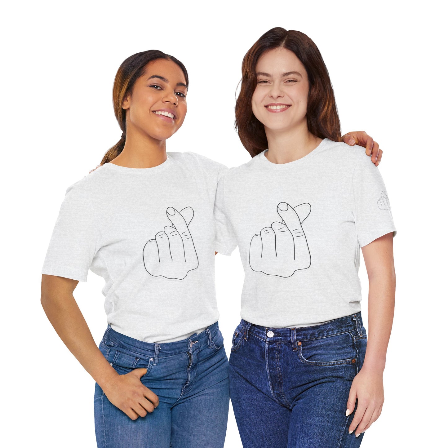 Minimalist Hand Sign Unisex Tee | Casual Everyday Wear | Perfect for Gift Givers