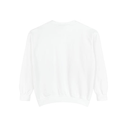 Minimalist Peace Hand Sweatshirt — Small Chest Line Art Crewneck