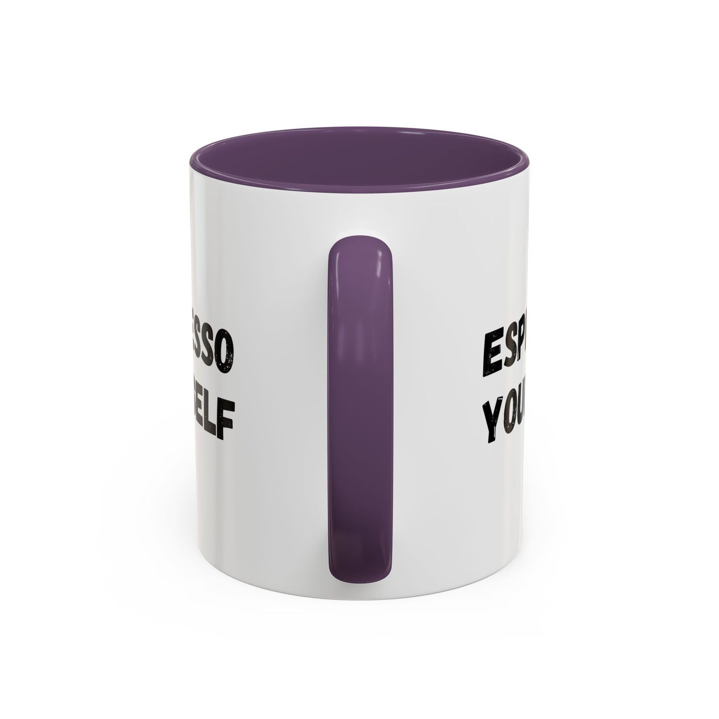 Espresso Yourself Coffee Mug - Fun Black Accented Mug for Coffee Lovers, Great Gift for Birthdays, Christmas, and Housewarming