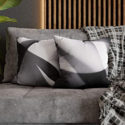 Abstract Black and White Photo Pillowcase, Square Pillowcase