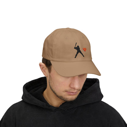 Baseball Love Dad Cap - Perfect Gift for Sports Dads, Father's Day, Casual Wear, Summer Style, Stylish Baseball Hat - TRV