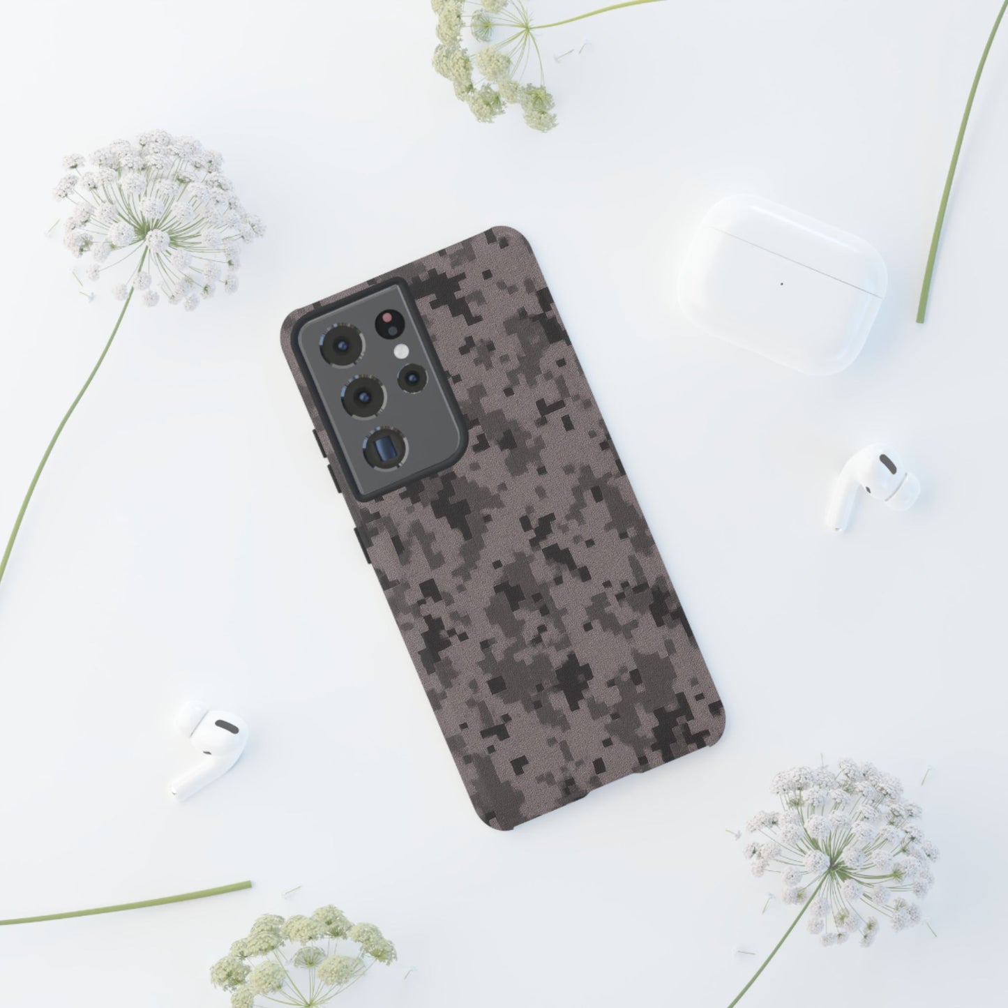 Tough Cases, Army Camouflage Phone Case, Military Style, Durable Cover, Gift for Soldiers, Outdoor Adventure, Rugged Protection - TRV