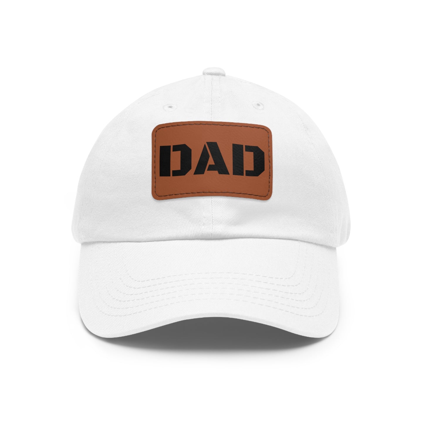 Stylish Dad Hat with Leather Patch | Perfect Gift for Fathers Day, Casual Wear, Dad's Birthday, Outdoor Activities
