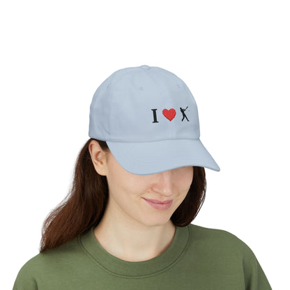 I Love Baseball Dad Cap, Sporty Hat for Dads, Baseball Lover Gift, Father's Day Gift, Casual Everyday Wear - TRV