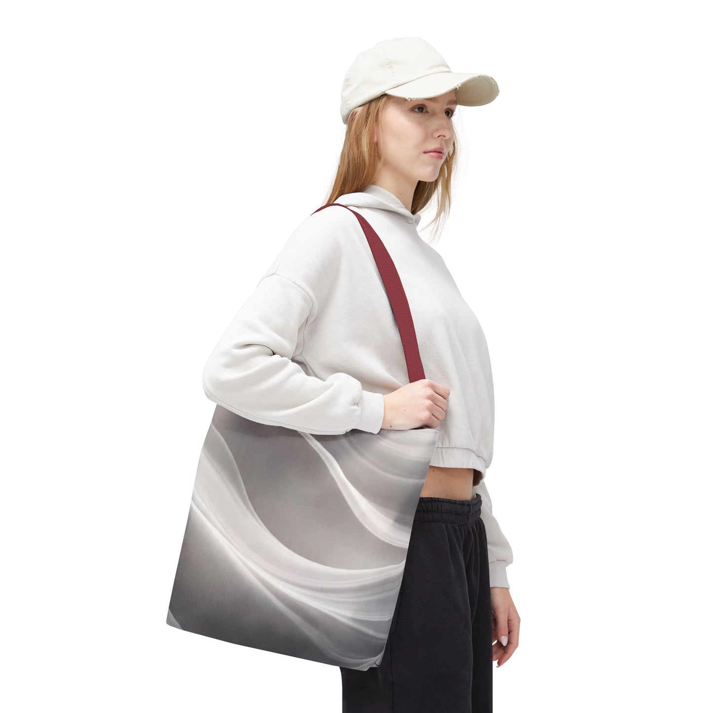 Soft Marble Wave Tote