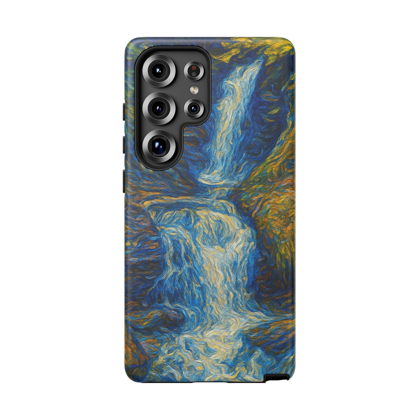 Artistic Phone Case - Waterfall Design, Unique Gift, Phone Accessory, Nature Lover, Original Artwork - TRV