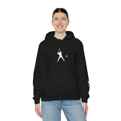 Sporty Unisex Baseball Hooded Sweatshirt, Casual Hoodie for Athletes, Perfect for Gifts, Comfy Streetwear, Ideal for Sports Events, Personal Use - TRV