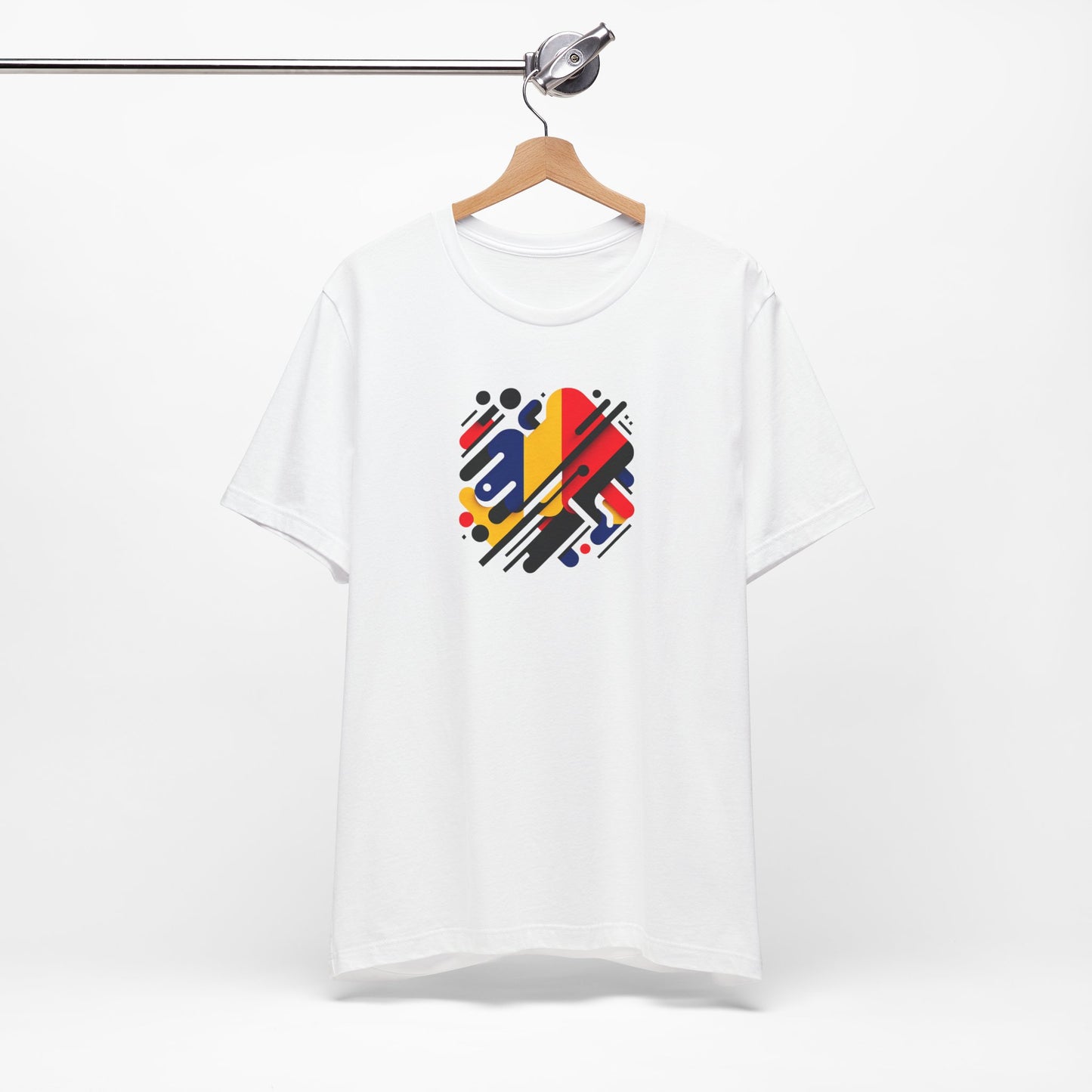 Artistic Heart Unisex Jersey Tee - Vibrant Graphic Tee, Casual Wear, Gift for Art Lovers, Birthday Surprise, Everyday Comfort - TRV