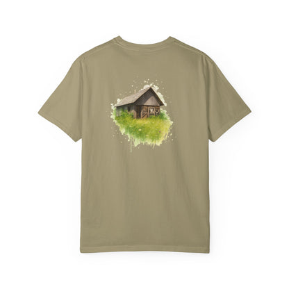 Nature-Inspired Unisex Garment-Dyed T-Shirt, Eco-Friendly Tee, Summer Casual Wear, Gift for Nature Lovers, Relaxed Fit T-Shirt - TRV