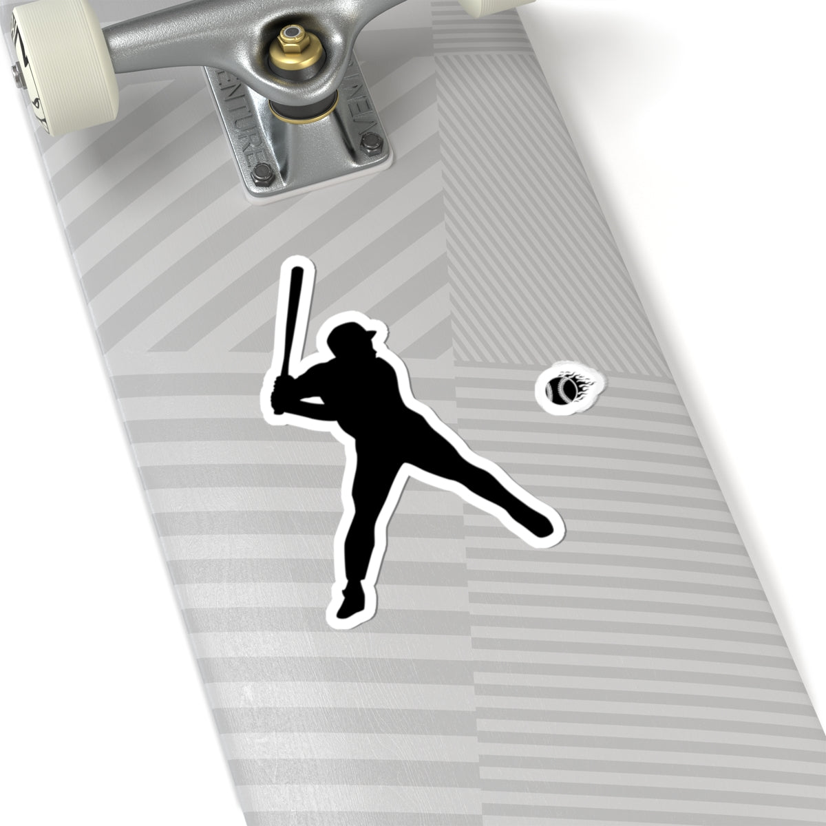 Baseball Player Kiss-Cut Stickers | Fun Sports Decals for Fans | Perfect for Laptops, Water Bottles, Gift Ideas, Room Decor