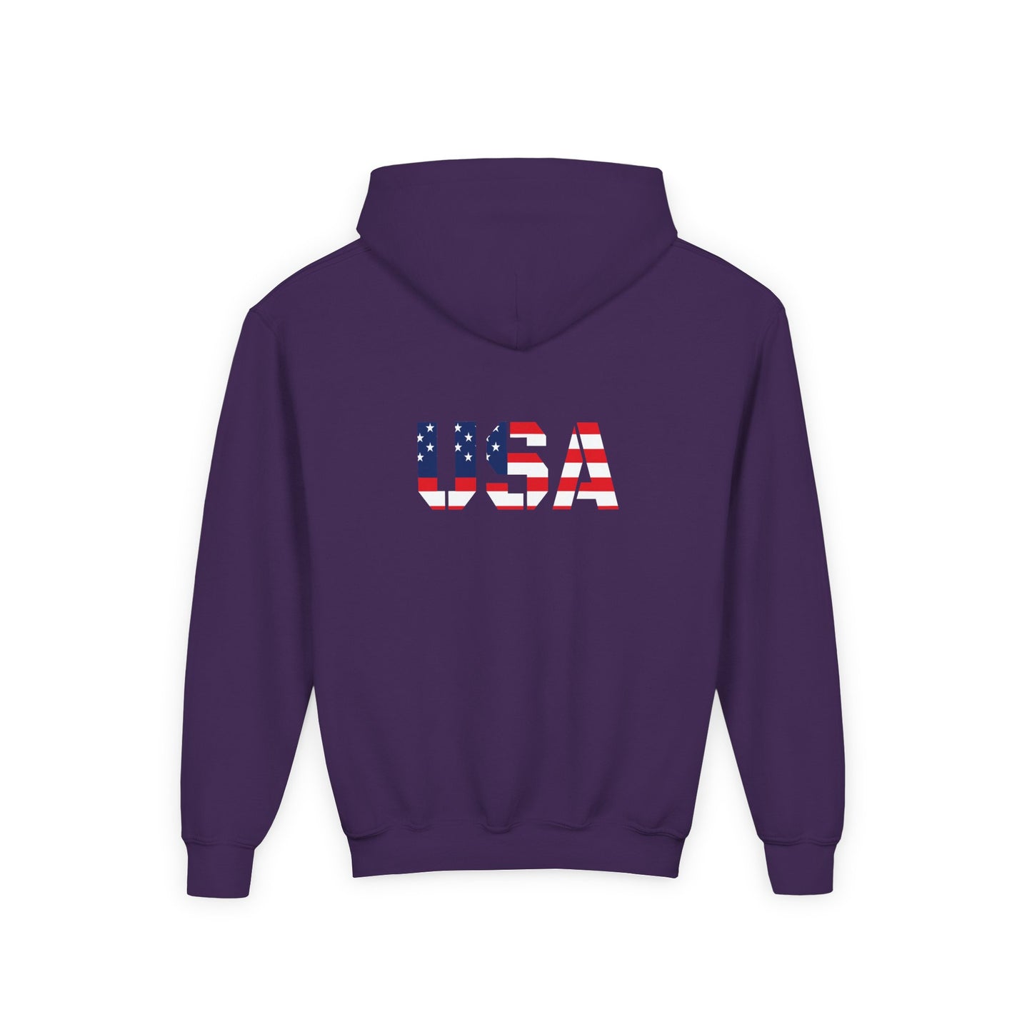 USA Flag Youth Hoodie, Youth Sweatshirt, Cool Hoodie for Kids, American Pride Apparel, Comfortable Boys and Girls Sweatshirt