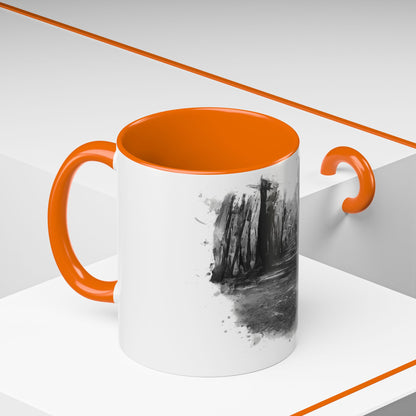 Moody Abstract Forest Coffee Mug | Unique Gift for Nature Lovers, Cozy Home Decor, Perfect for Coffee, Tea, and Hot Chocolate - TRV