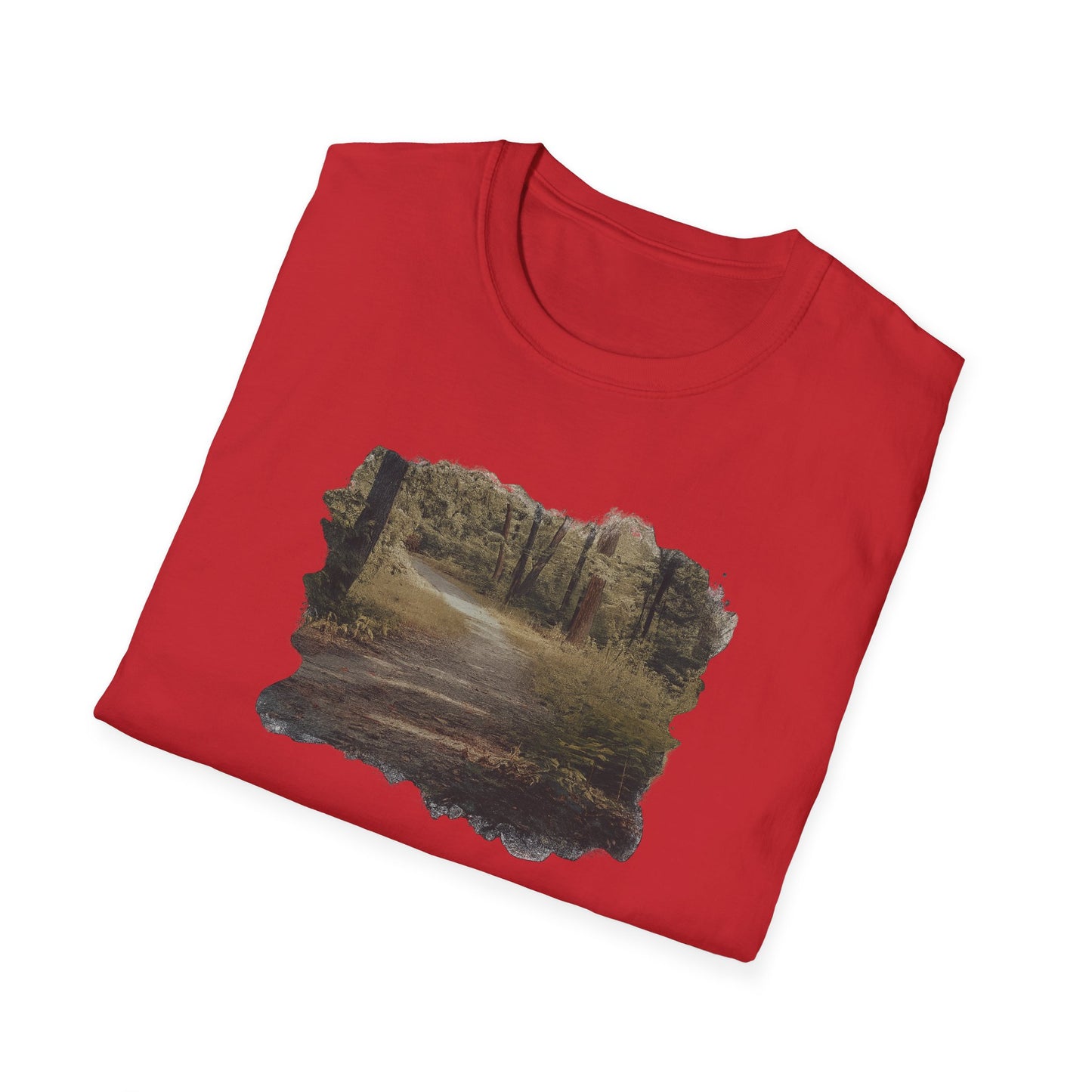 Nature-Inspired Unisex Softstyle T-Shirt, Eco-Friendly Fashion, Outdoor Lover Tee, Gift for Nature Enthusiasts, Casual Everyday Wear